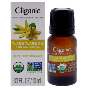 Organic Ylang Ylang by Cliganic for Unisex - 0.33 oz Oil